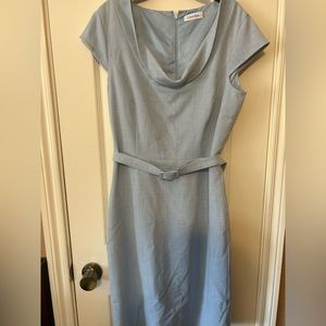 Calvin Klein Cap Sleeve Fitted Dress